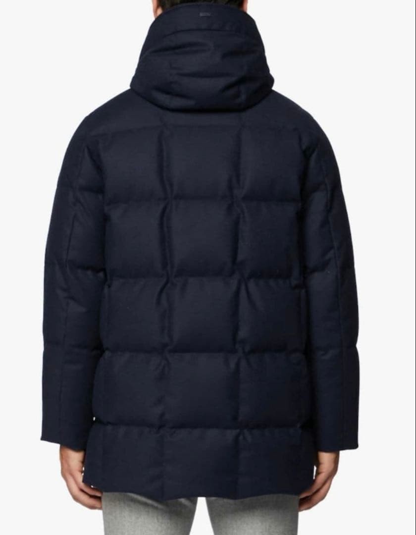 HERNO Laminar Down Jacket Black Size 46 Used Long… - image 9