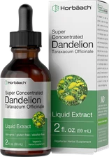 Dandelion Root Extract | 2 fl oz | Alcohol Free | Vegetarian | by Horbaach