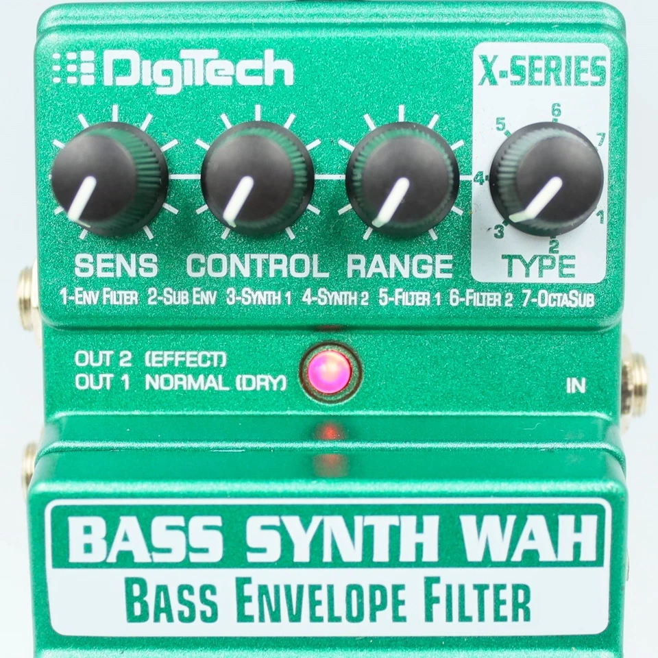 Digitech X-Series Bass Synth Wah Envelope Filter Effect Pedal XBWV00025772 - Image 3 of 4