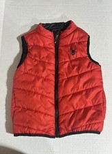 Spyder Kids Reversible Quilted Vest with Spider Logo