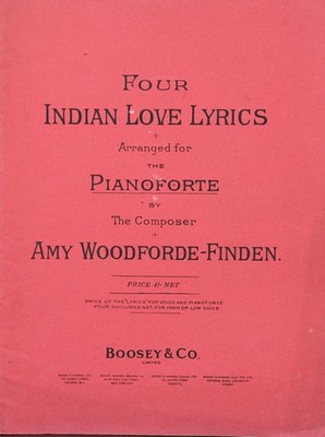 Vier indische Liebestexte für Klavier arr. Amy Woodforde-Finden