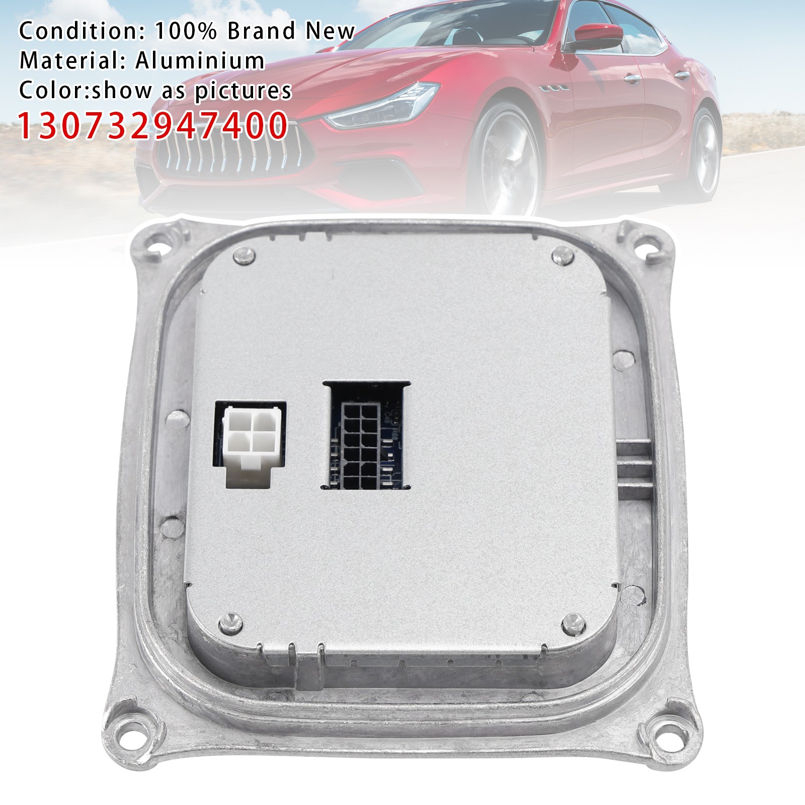 LED Headlight Ballast Control Module 130732947400 For Maserati Ghibli Sedan🪛