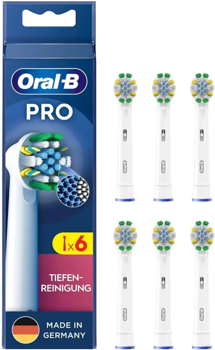 Pack 4 Brossettes Oral-B Sensitive - Pour Brosses électriques Oral-B - Compatibles CrossAction - Neuves