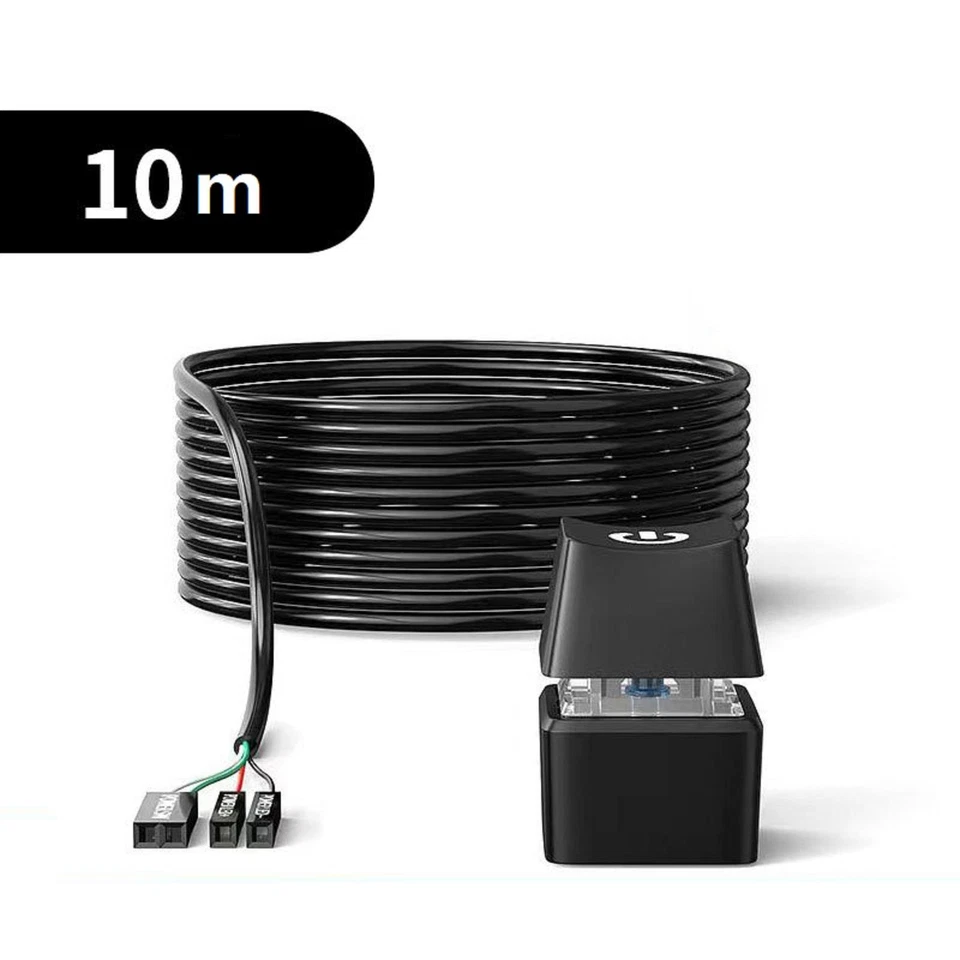 LED Computer Desktop Switch PC Motherboard External Power On/Off Button Cable - Image 4 of 4