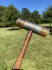 MAC TOOLS PH16 Soft blow hammer 5" Head W/ 1-5/16" Diameter VTG Yellow Faces