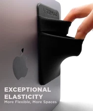 2-Pocket Adhesive Pouch for Laptop, Compatible with External Portable SSD, Ma...