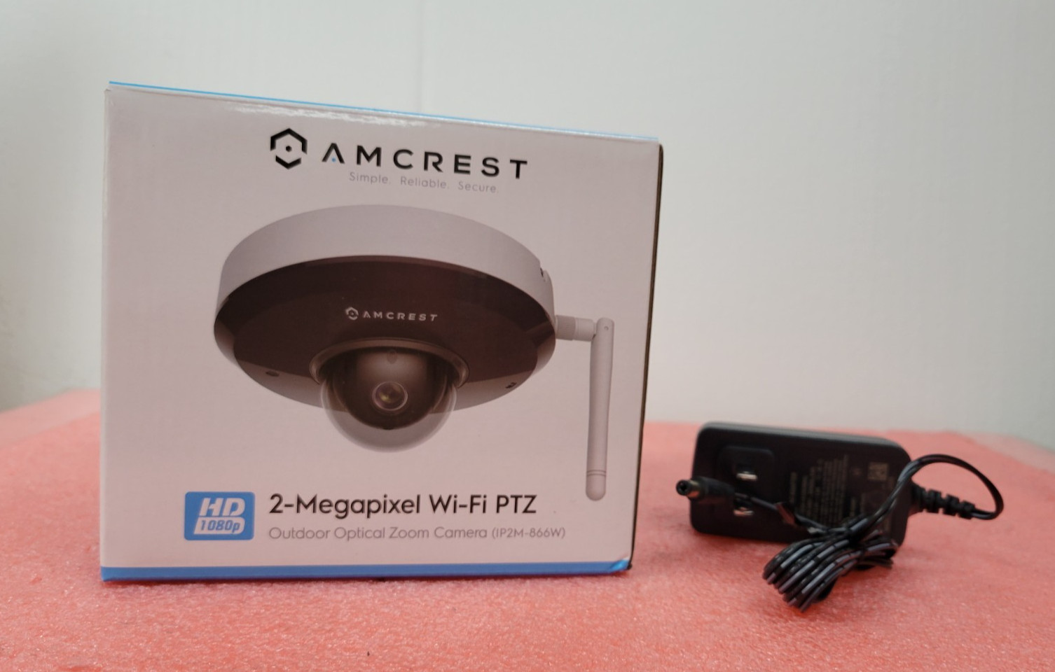Amcrest ProHD Pan/Tilt/ZoomOutdoor Wi-Fi Vandal Dome Security IP Camera | C285