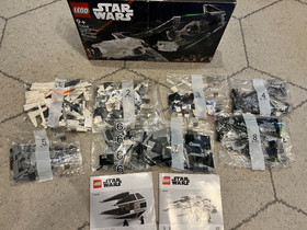 LEGO Star Wars 75348 Mandalorian Fang Fighter vs TIE Interceptor *OPENED BOX*