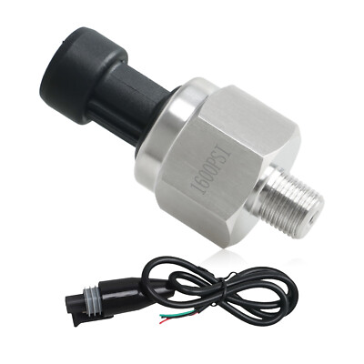 #ad High Quality 5V Pressure Transducer Sender Sensor 1600Psi for Oil Fuel Air $28.12