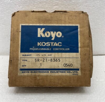 Koyo SR-21-8365 CPU Module Programmable Controller Koyo Kostac Sr06z001017 Japan