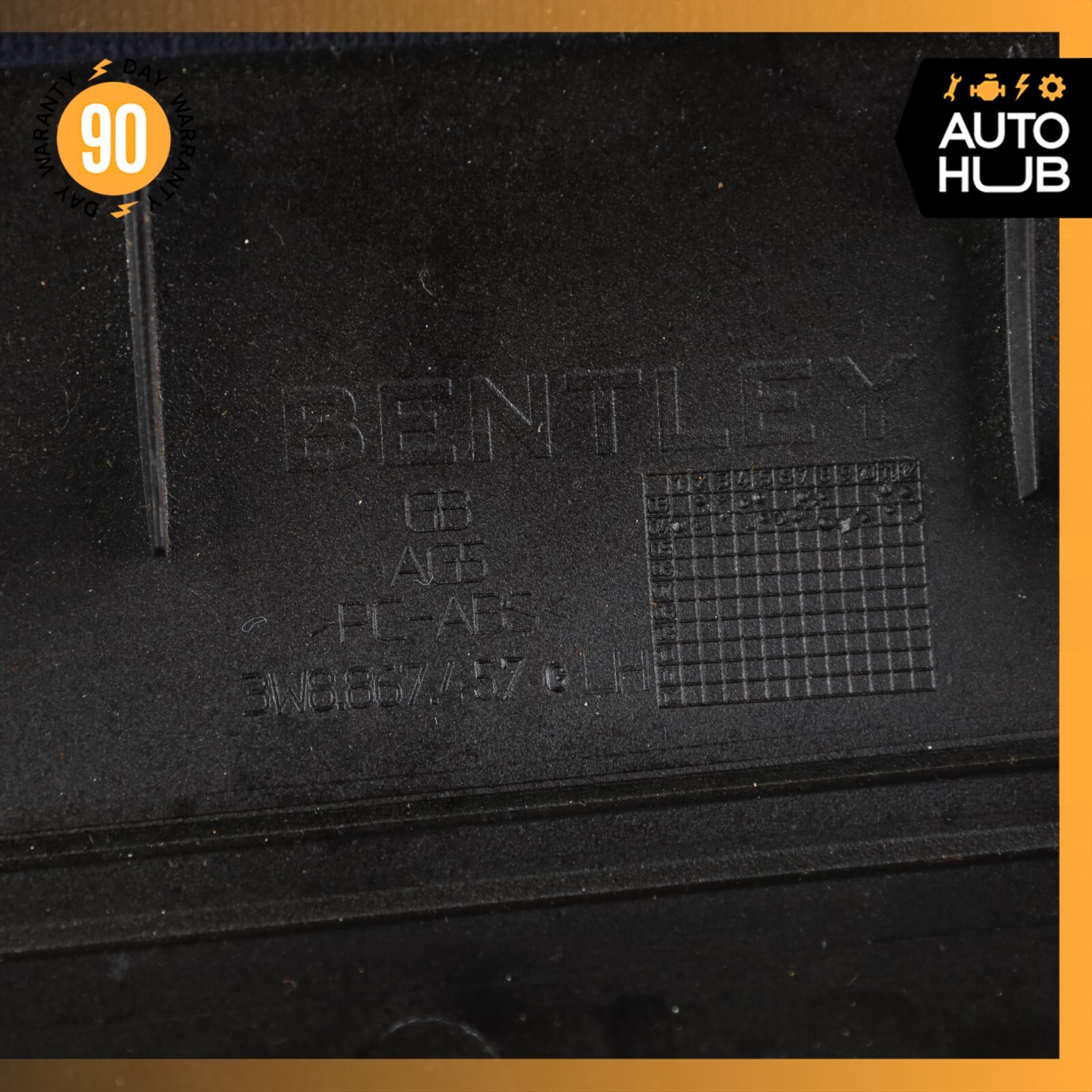 03-10 Bentley Continental GT Front Left Interior Trim Panel A Pillar OEM 65k