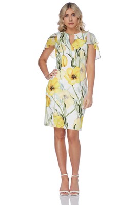 roman originals yellow dress