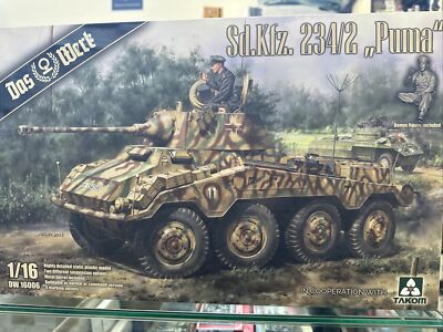 Das Werk DAW16006 1/16 Sd.Kfz. 234/2 Schwerer Panzerspähwagen - Puma - 2in1