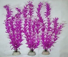 12 Pack 12" Artificial Aquarium Plant Plastic Decoration - Fast Shipping