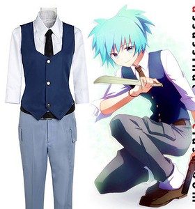 Ansatsu Kyoushitsu 暗杀教室shiota Nagisa Cosplay 服装制服 Ebay