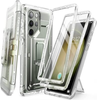 SUPCASE Shockproof Case for Samsung Galaxy S23 Ultra 5G Dual Layer +Screen Cover
