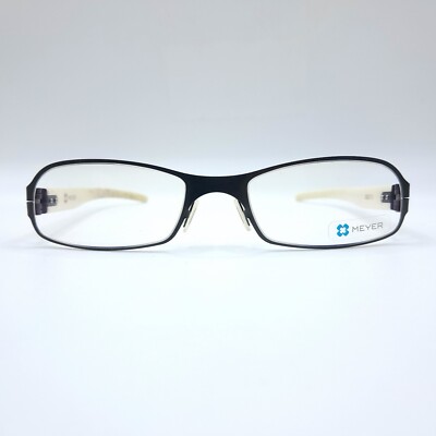 Meyer Oslo S leichte Brille Horn Graubraun/beige 49/17 130