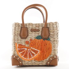 michael kors malibu straw tote
