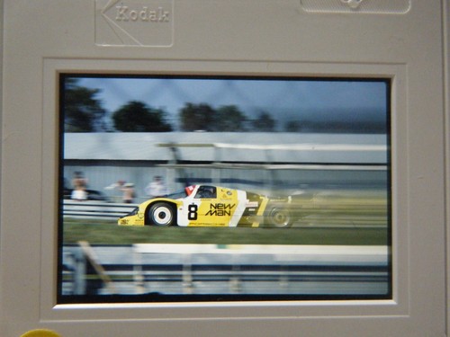 JOEST NEWMAN PORSCHE 956 #8 LE MANS 1984 35MM PHOTOGRAPH ACTION SLIDE SCHLESSER - Picture 2 of 2