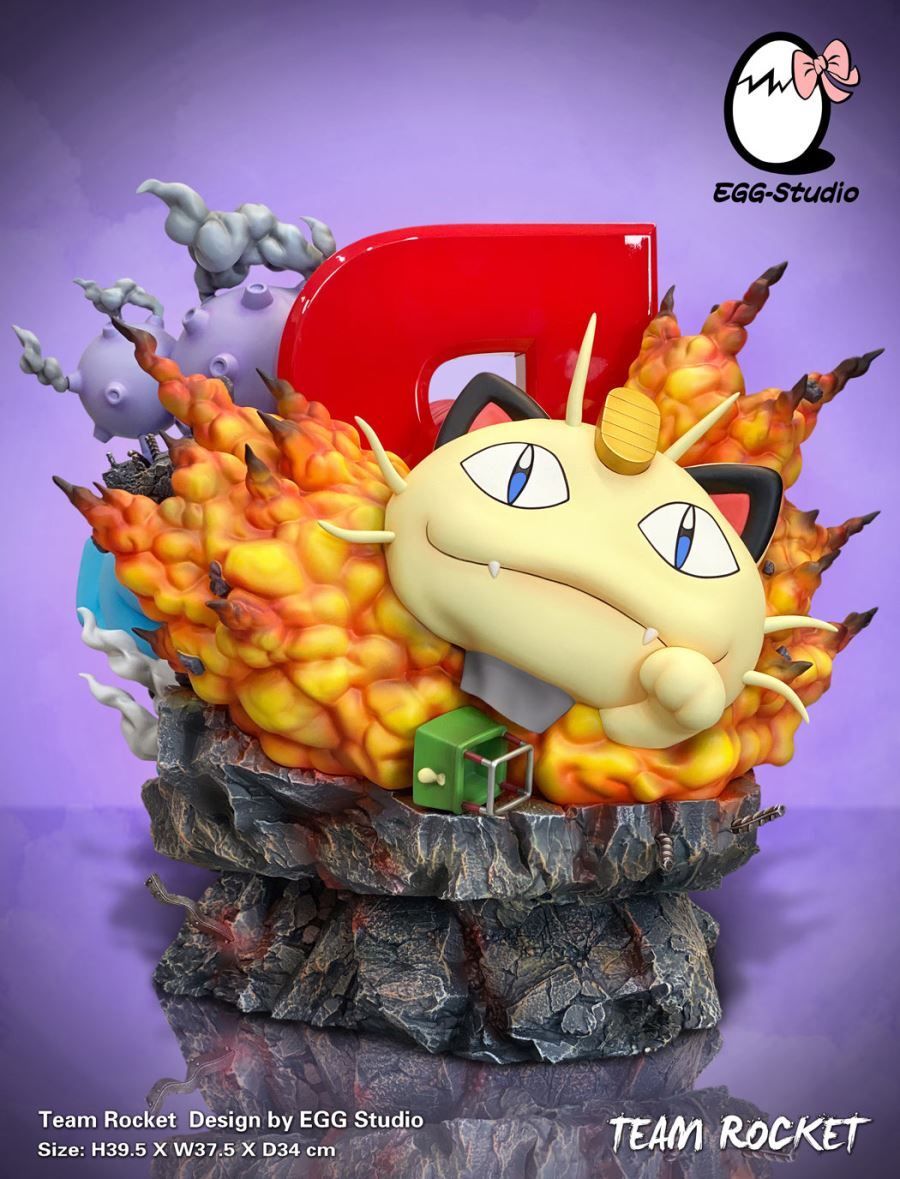 NEW Egg Studio - Team Rocket Pokemon Resin Statue | eBay