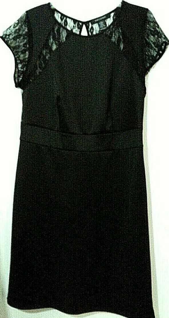 ASHLEY STEWART WOMENS LITTLE BLACK SHEATH LACE DRESS WT LACE 24 2X NWT NEW  | eBay