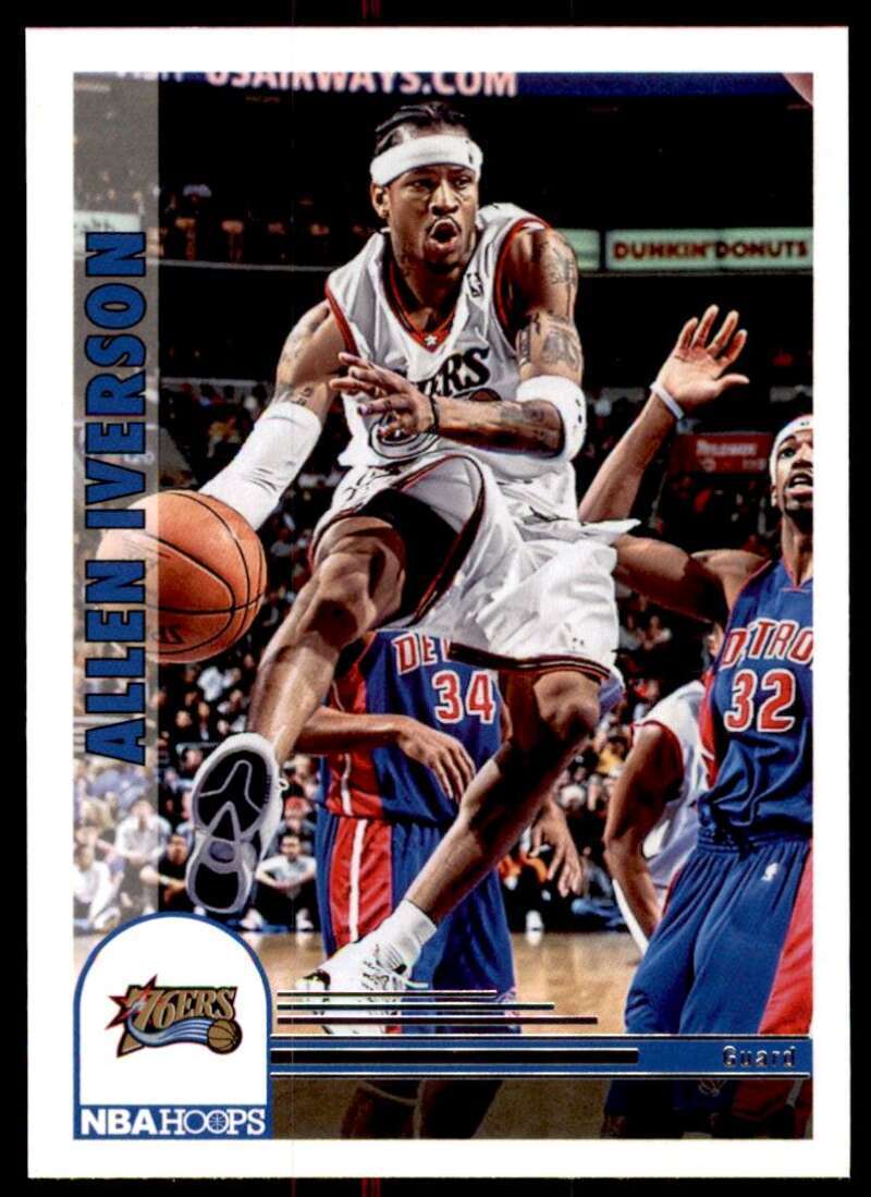 2022-23 Panini NBA Hoops #297 Allen Iverson Philadelphia 2022-23 Panini NBA Hoops #297 Allen Iverson Philadelphia