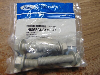 Pack of 4 Genuine Ford Bracket Bolt N605804-S439