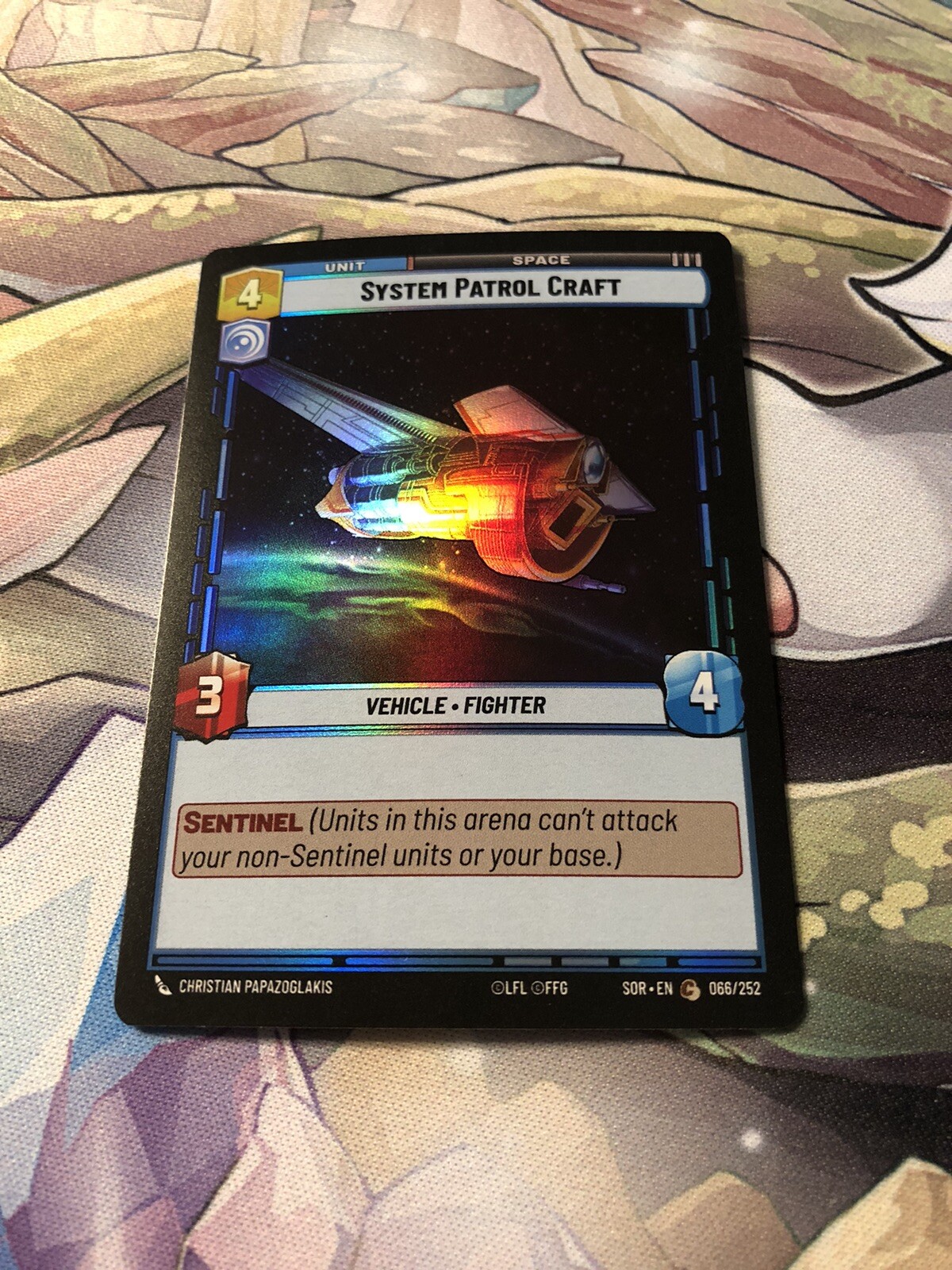 System Patrol Craft 066/252 Foil Star Wars Unlimited Spark Of Rebellion SOR