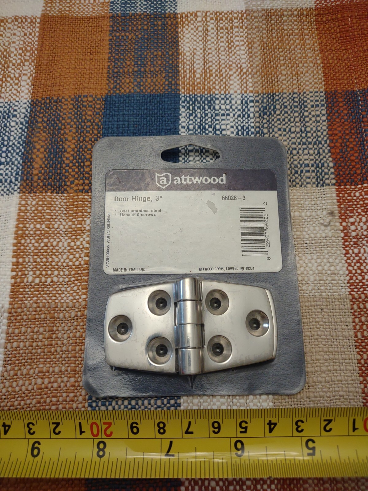 Attwood Door Hinge 3" Cast Stainless Steel Marine Hinges eBay