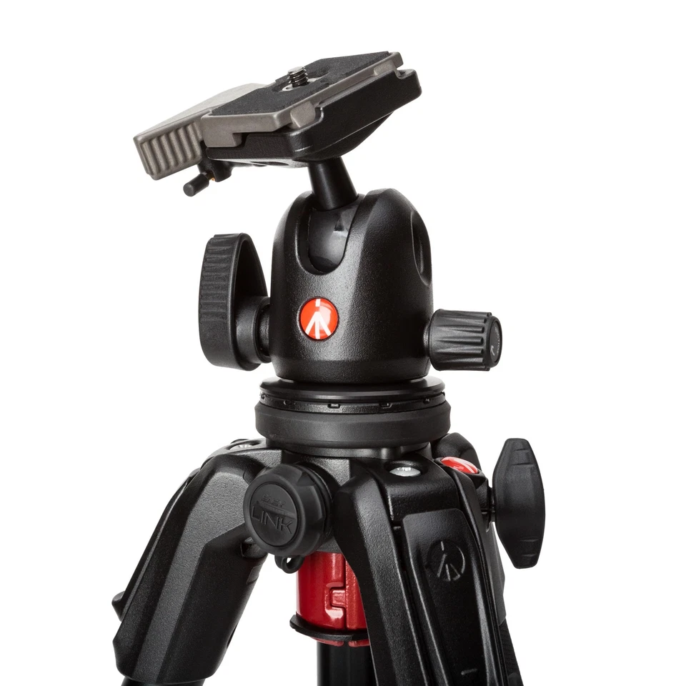 Manfrotto MK190GOA4TB-BH Dreibeinstativ Kamerastativ Kamera Stativ Kugelkopf Alu - Bild 2 von 4