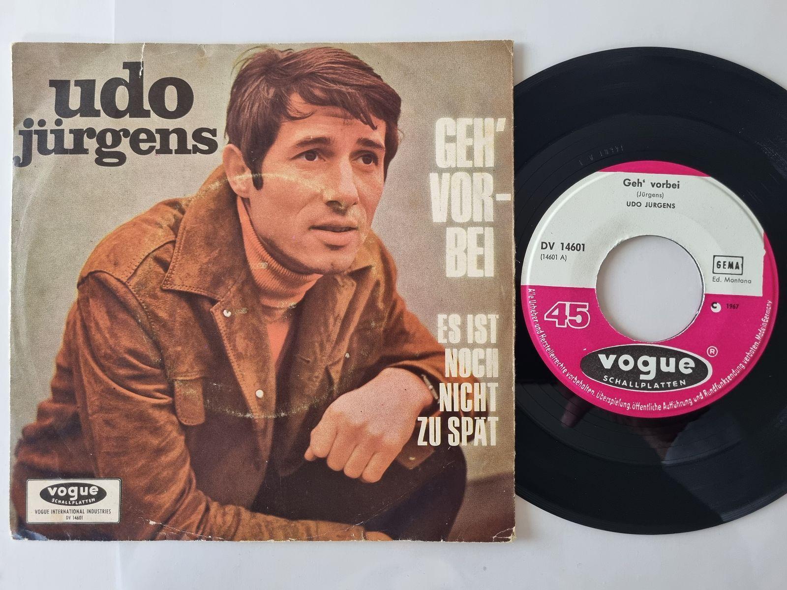 Udo Jürgens - Geh' vorbei 7'' Vinyl Germany