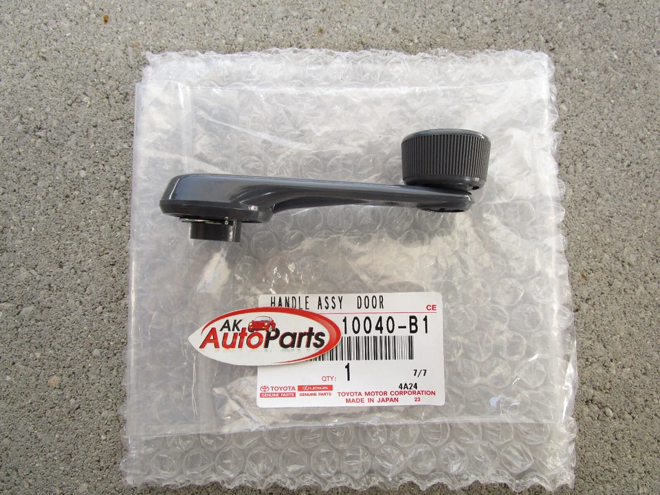 91 - 93 TOYOTA LAND CRUISER ЛЕВОЙ ДВЕРИ ОКНА РУКОЯТКИ OEM НОВЫЙ ТЕМНО-СЕРЫЙ - Изображение 2 из 3