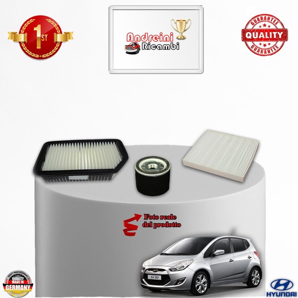 Wartungskit Filter Hyundai Ix20 1.4 16V 66KW 90PS Ab 2014-image