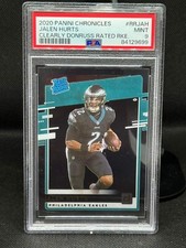 2020 Panini Chronicles #RR-JAH Jalen Hurts Clearly Donruss Rated Rookie PSA 9 🔥