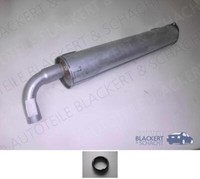 Auspuff Mitteltopf/Endrohr + Anbauteile FüR Vw T3 1.6 Td + Syncro 51KW 1989-1992
