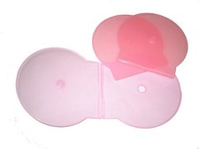 600 Pink CLAM SHELL CD CASES, JS101