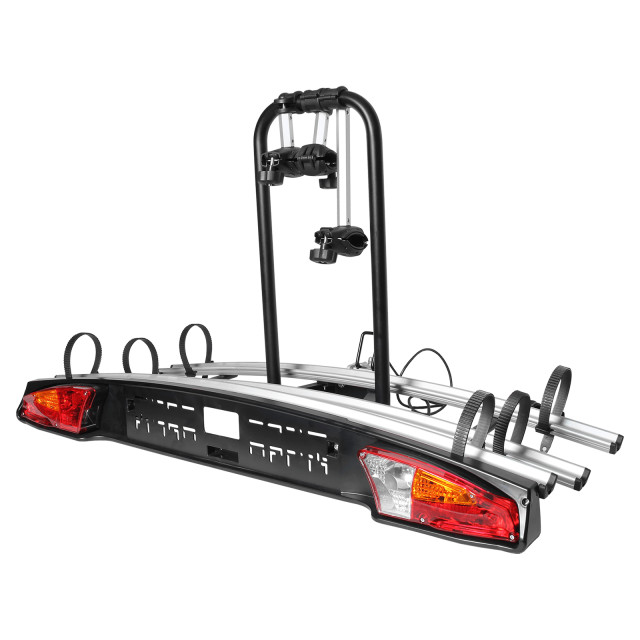 Porte-vélos sur attelage Menabo Merak pour 3 vélos plateforme rabattable en acier