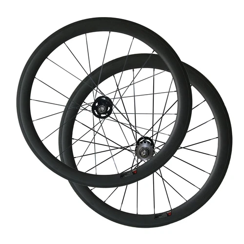 Road Bike Carbon Wheels 38-88mm Rim BrakeTrack Fixed Gear Bicycle Wheelset 700C - Picture 6 of 17