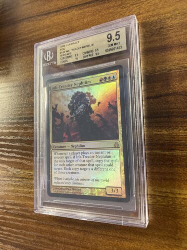 MTG✨INK-TREADER NEPHILIM FOIL✨Guildpact BGS 9.5 GEM MINT RARE Creature POP 2 ! - Picture 4 of 8