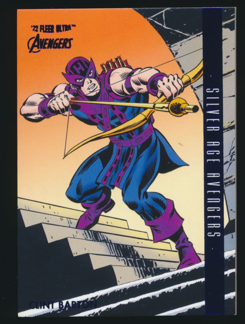 2022 Fleer Ultra Avengers Blue Foil #104 Clint Barton 247/360 | eBay