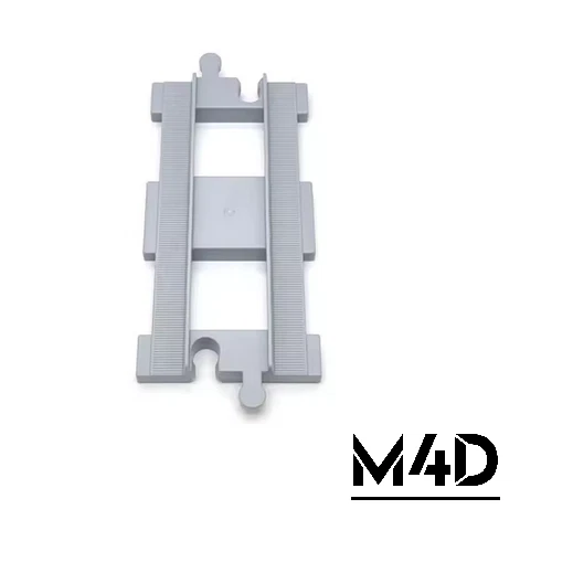 MARKENLOS gerade Schienen Zug Eisenbahn Klemmbausteine Kompatibel zu Duplo