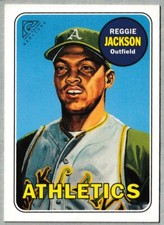 2002 Topps Gallery Gallery of Heroes Reggie Jackson GH-RJ Oakland Athletics