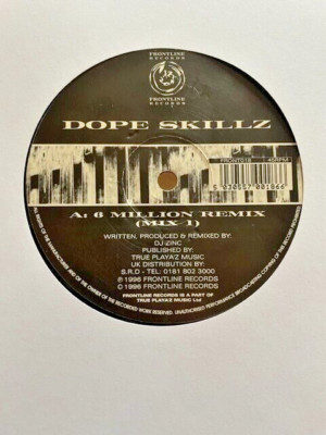 DJ Zinc - Six Million Ways Remixes 12'' Jungle Drum & Bass Vinyl Dope Skillz 1996