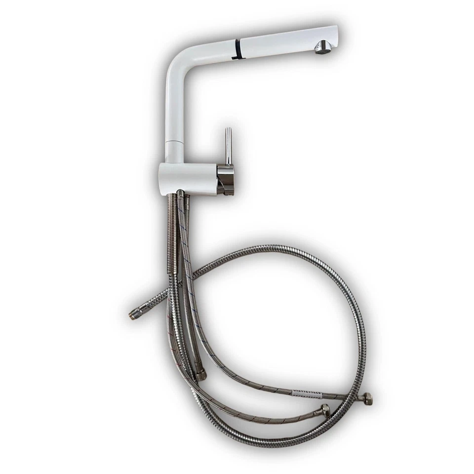 BLANCO LINUS-S White Edition, Messing Sonderfarbe, weiß matt, Hochdruck - Bild 2 von 4