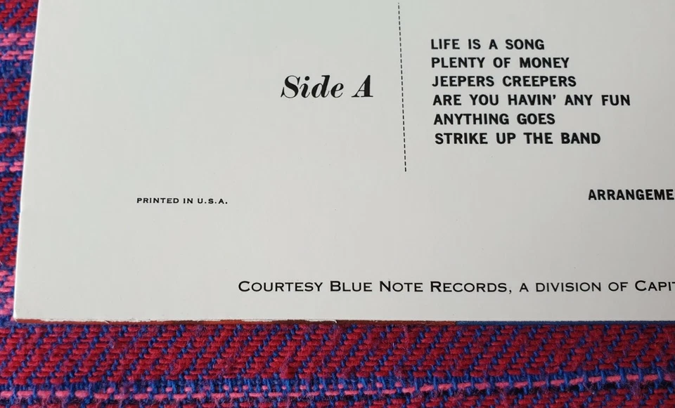 Basie / Bennett ~ Basie & Bennett ( BLUE NOTE RECORDS ) LP - Image 4 of 4