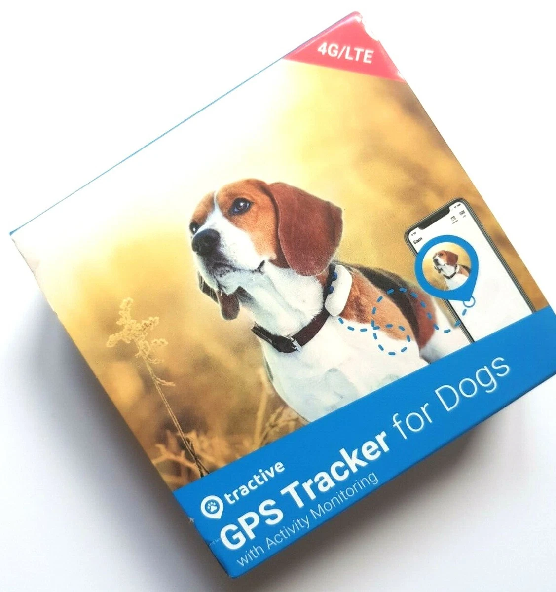 Tractive GPS Tracker XL for dogs with 6 weeks battery life, EXCL. ABO