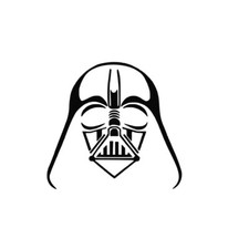 Darth Vader Star Wars Vinyl Decal Sticker -Multiple Colors  Sizes FREE SHIPPING
