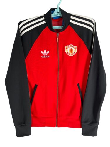 Generosidad Lima Sabio Vintage Manchester United Adidas Superstar Track Jacket Full Zip Men's  Small | eBay
