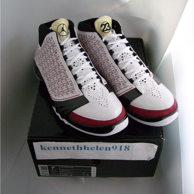 NEW 2008 NIKE AIR JORDAN XX3 23 WHITE BLACK VARSITY RED 318376101