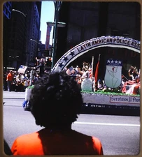 Chicago Parade - 1976 Stereo Realist Slide Kodachrome #997
